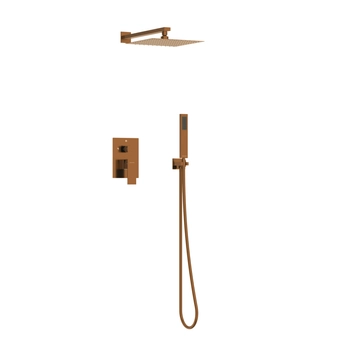 Balneo Cascade mixer de duș set de 3 cupru