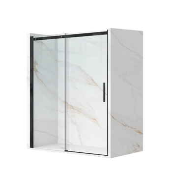 Ușă de duș glisantă Balneo Porta – Negru 100 cm