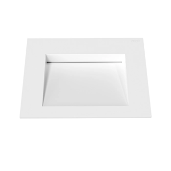 Lavoar ALVERIA Solid Surface Coco White cu sifon liniar 60 cm