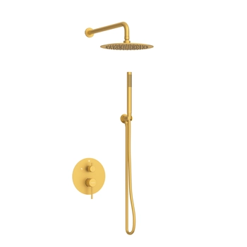 Balneo Cascade mixer de duș set de 2 aur